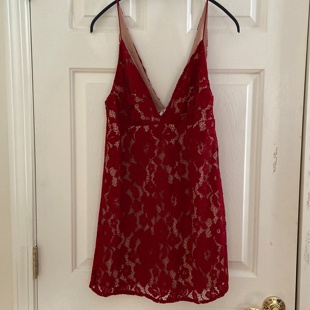 Free People Dangerous Love Mini Dress